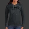 Ladies 100% Ring Spun Cotton Long Sleeve Hooded T Shirt Thumbnail