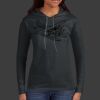 Ladies 100% Ring Spun Cotton Long Sleeve Hooded T Shirt Thumbnail